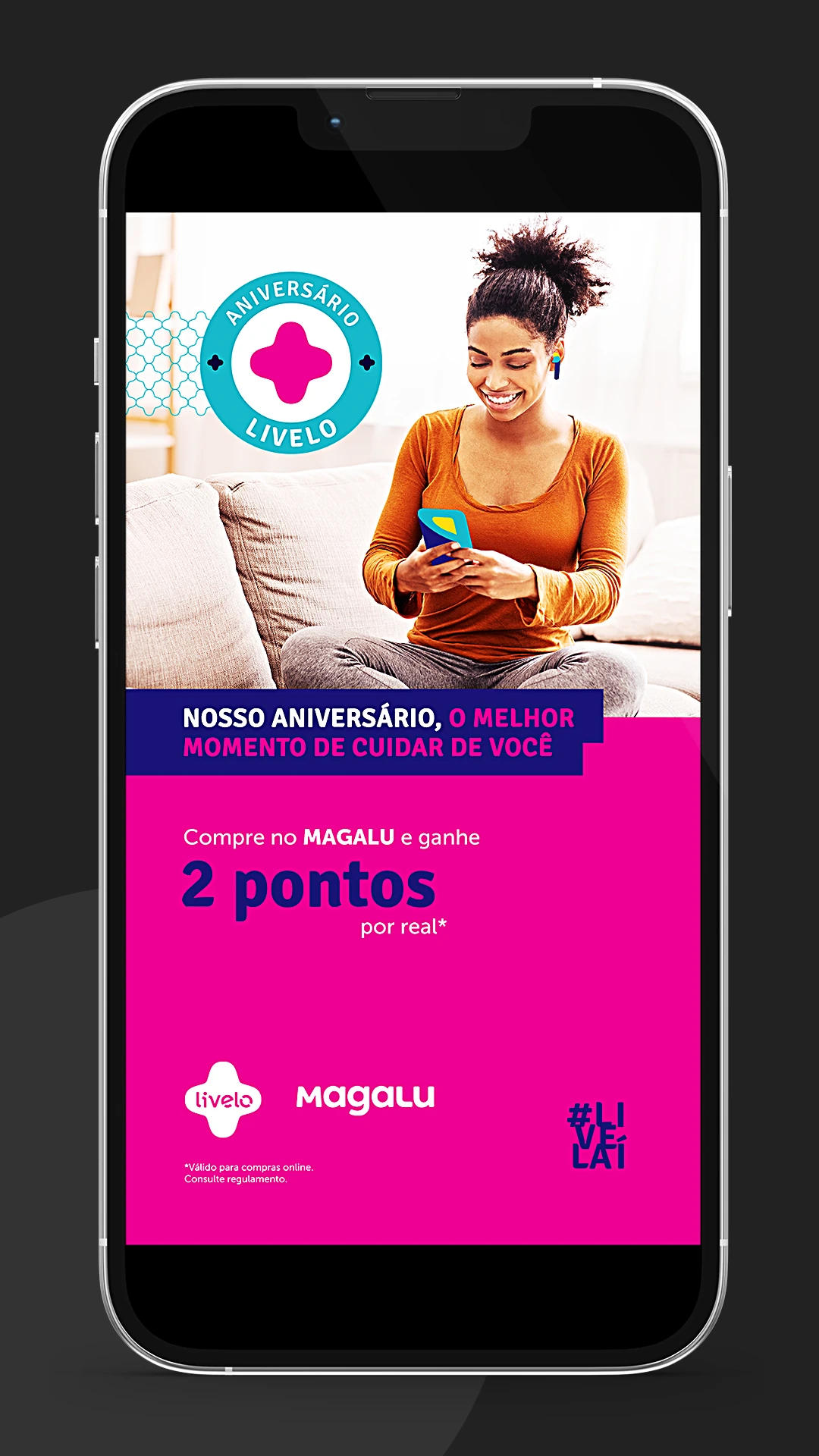 Magalu / aniversário Livelo — Livelo